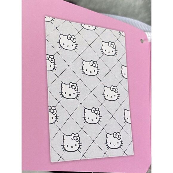 HELLO KITTY Blanket Throw 50"x70" Super Soft Plush Gray Pink White NEW - Picture 7 of 15